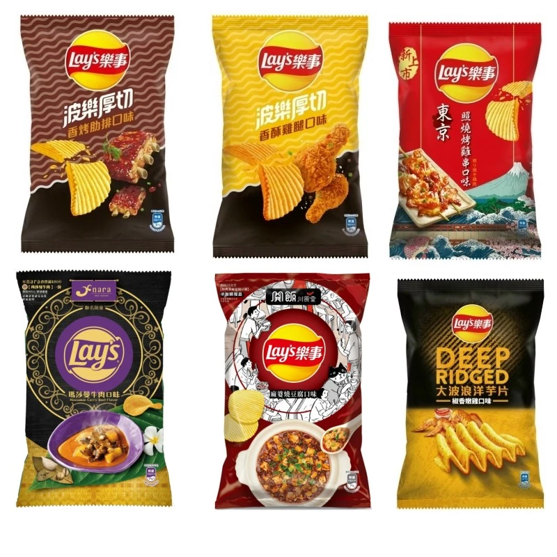 Lay's樂事 波樂/大波浪洋芋片系列 85g…