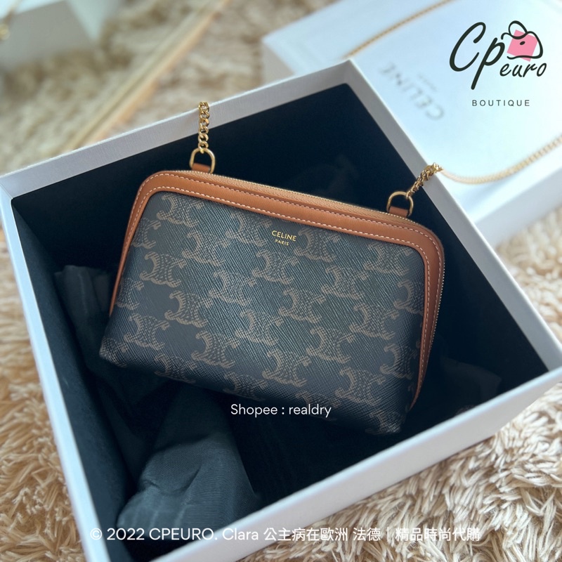 全新現貨 CELINE 凱旋門 老花 貝殼包 保證正品 Clara公主病在歐洲 @CPEURO