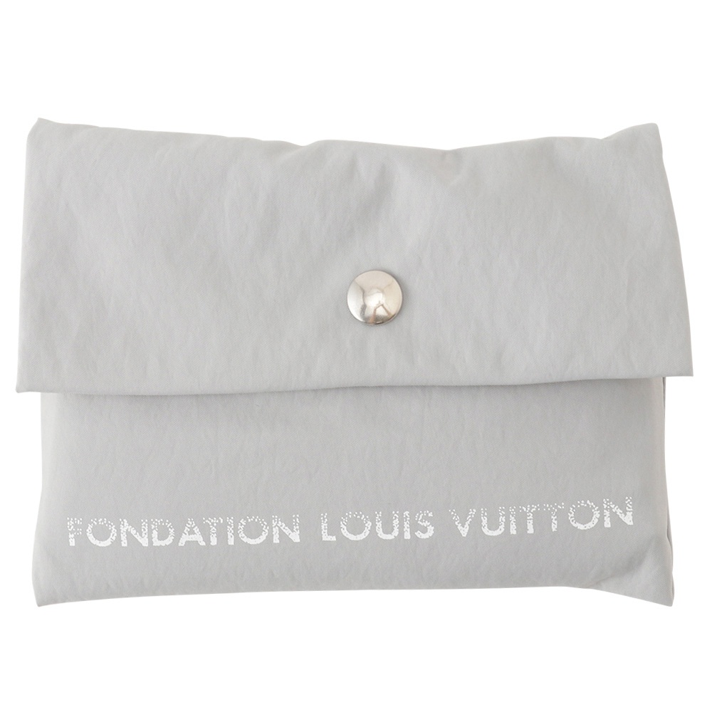 11款lv包包經典款推薦-Louis Vuitton LV基金會限定版灰色購物袋 可收納