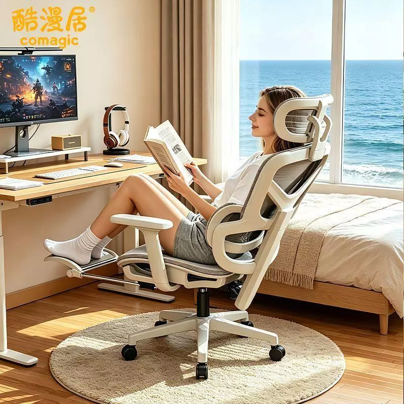 自適應腰靠可躺午休椅
