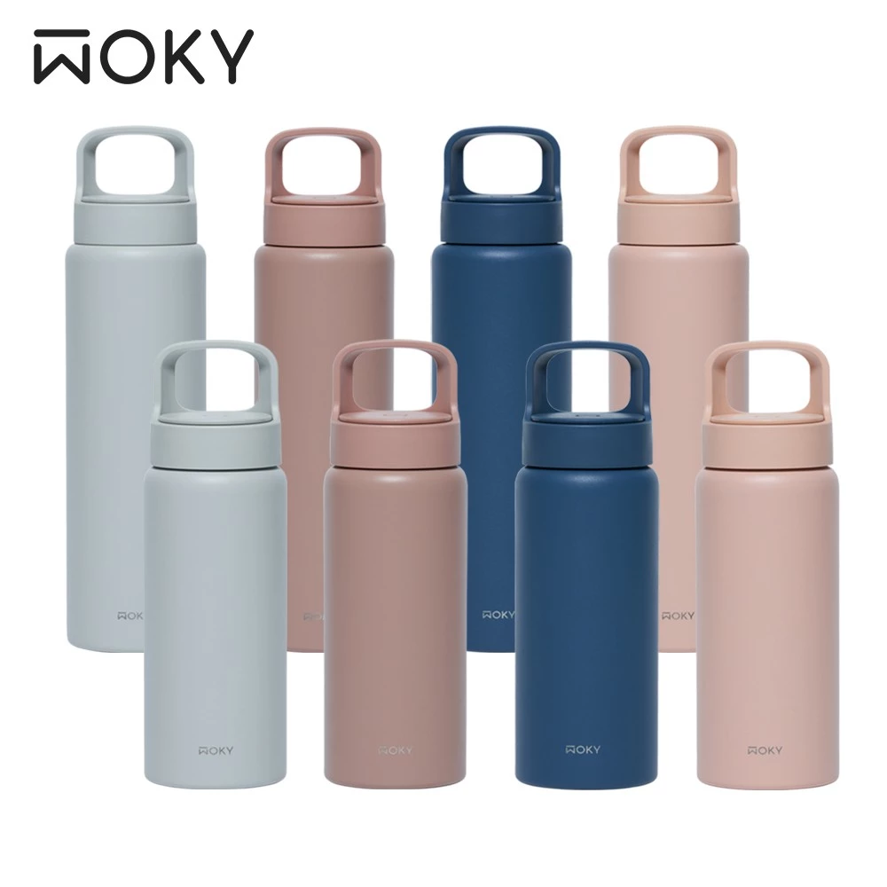 WOKY 沃廚 提手運動輕芯鈦瓷保溫瓶