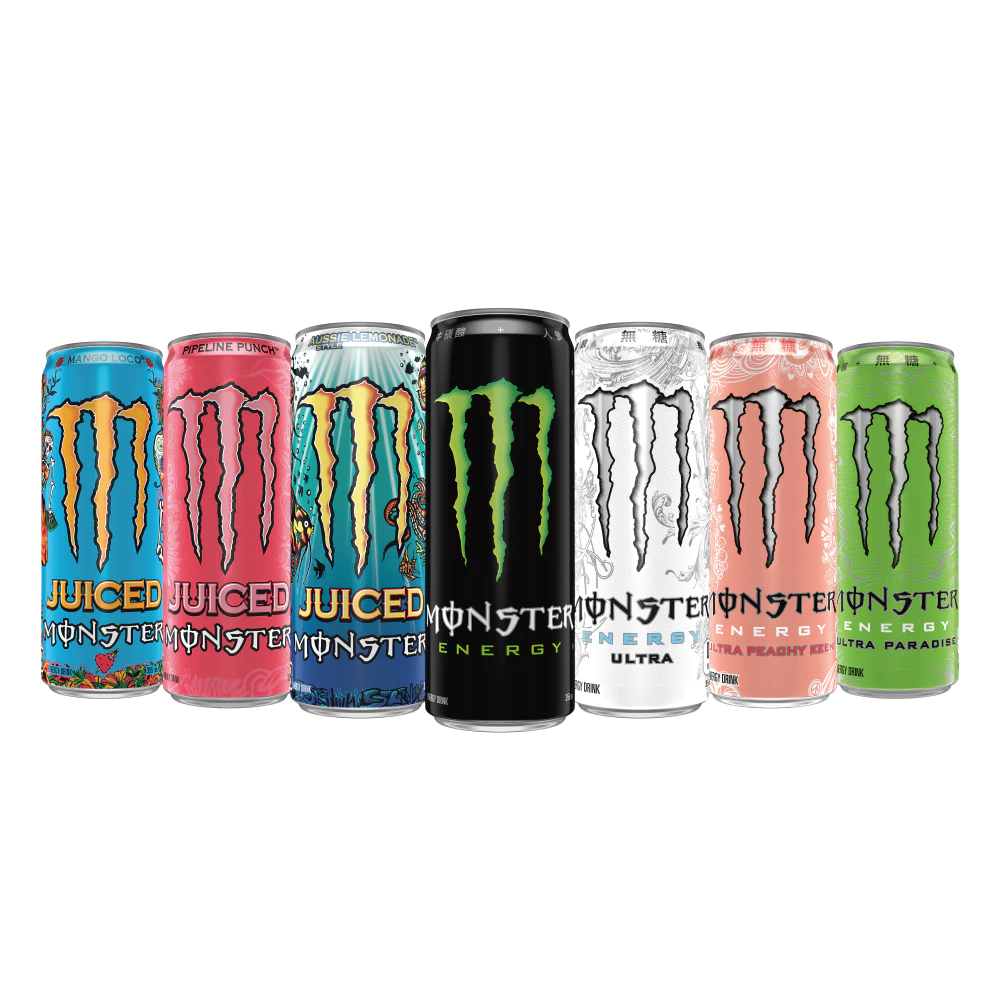 【蝦皮直營】Monster魔爪 能量碳酸飲料系列 355ml 超越無糖/管浪潘趣/超越蜜桃閃耀/芒果狂歡