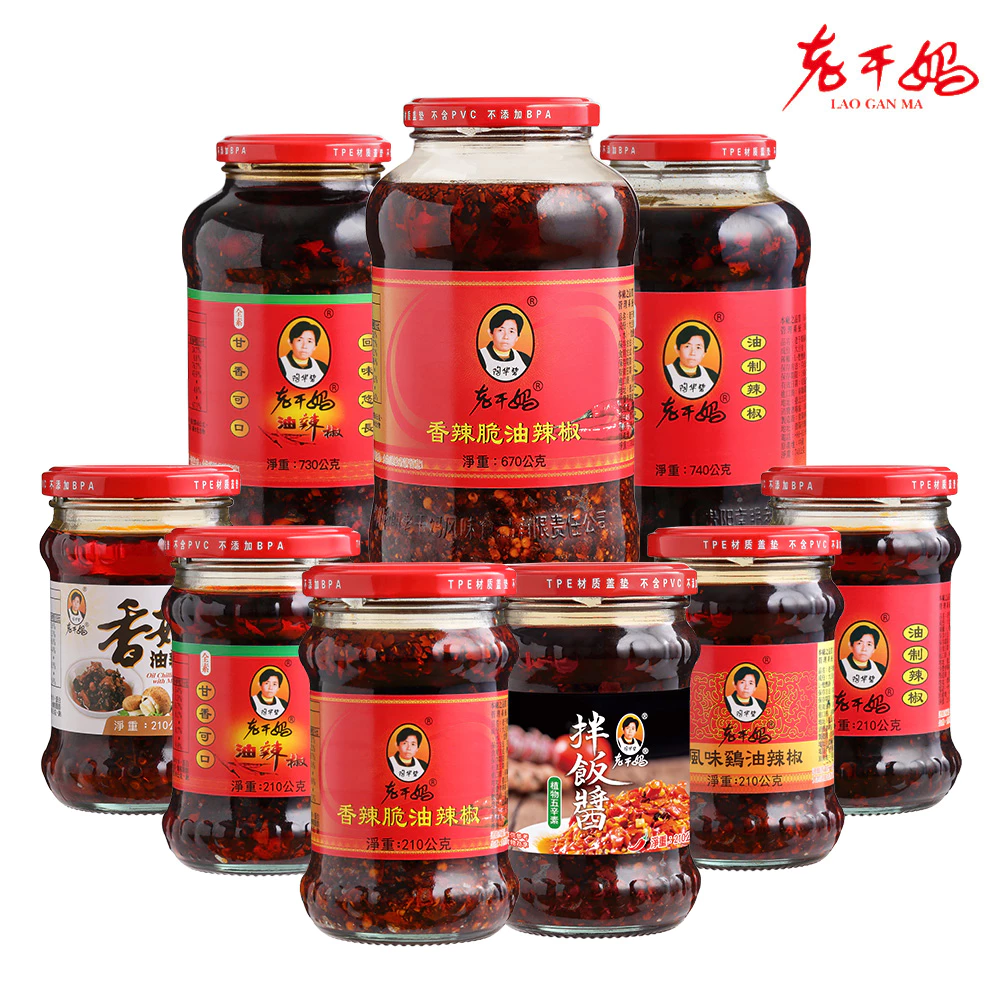 老干媽辣椒醬 香辣脆油/油辣椒/風味豆豉/香菇/風味雞油辣椒/拌飯醬 小罐/大罐