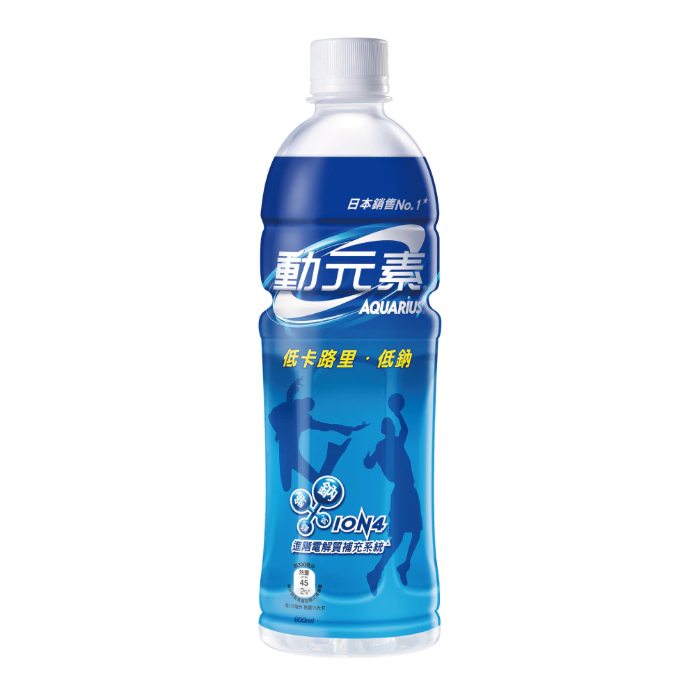 【蝦皮直營】AQUARIUS 動元素 運動飲料 600mL 24入/箱