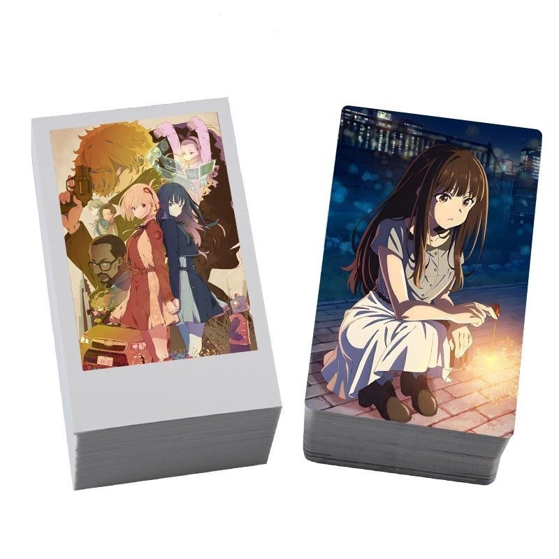 🎀畢業季新品🎀莉可麗絲 周邊小卡100張不重複自製 3寸lomo圓角拍立得卡貼錢包照