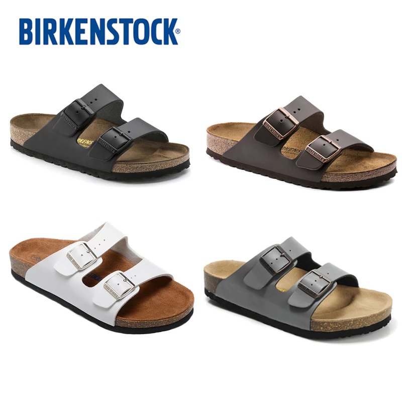 夏日免運 birkenstock 新款勃肯、黑色軟木拖鞋、真皮款、雨帶拖鞋、戶外拖鞋、軟墊經典款休閒拖鞋
