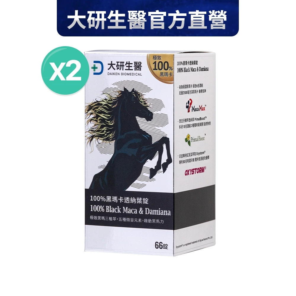 大研生醫100%黑瑪卡透納葉錠