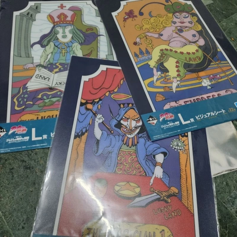 日本帶回 L賞 塔羅牌 A3 視覺板海報 一番賞 JOJO的奇妙冒險 STARDUST CRUSADERS 星塵遠征