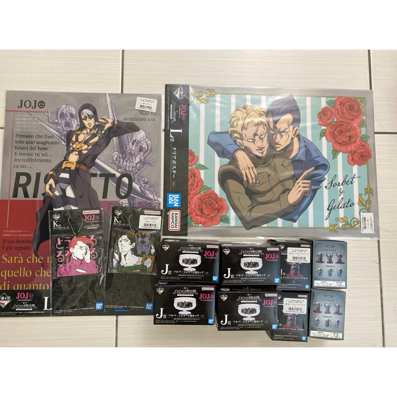 現貨！日版 一番賞 JoJo的奇妙冒險 GOLDEN WIND HITMAN TEAM 小賞區 全新！確認款！