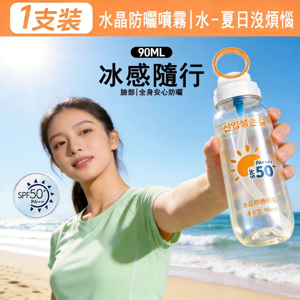 水晶防曬噴霧（冰感隨身款）