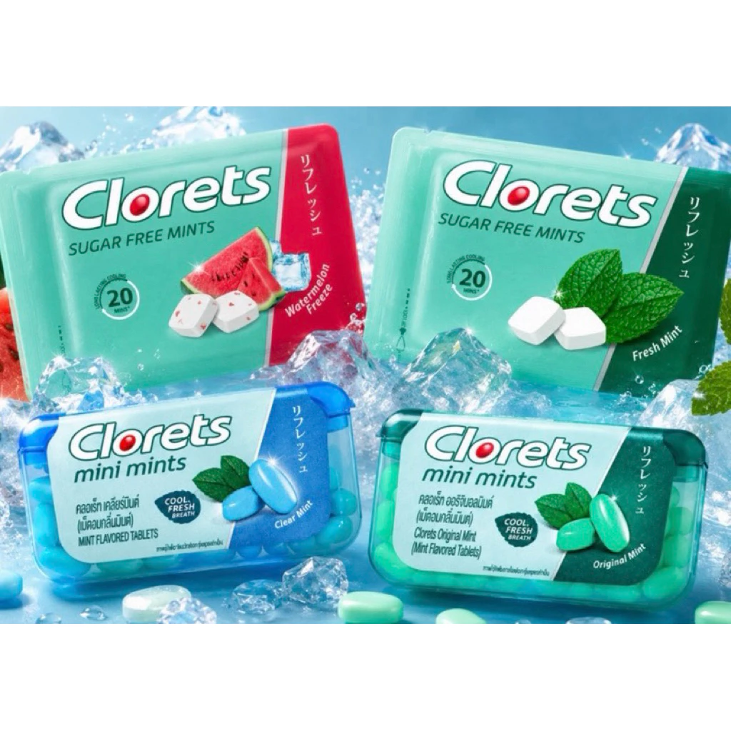 泰國🇹🇭 Clorets西瓜涼糖薄荷糖 15.4 公克 薄荷糖 涼糖