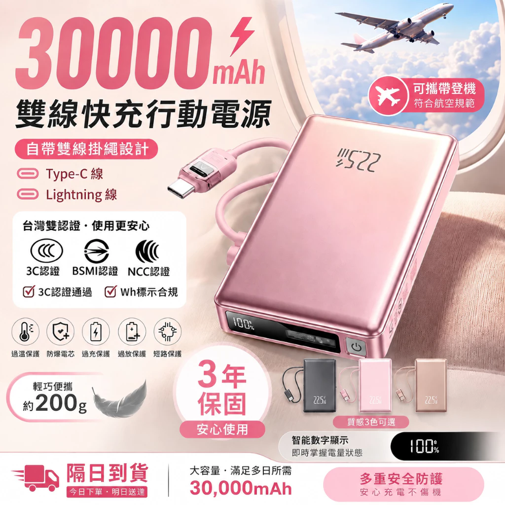 2026行動電源推薦怎麼選？3款熱門商品比較